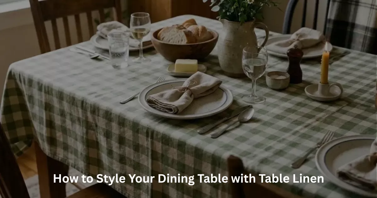 How to Style Your Dining Table with Table Linen